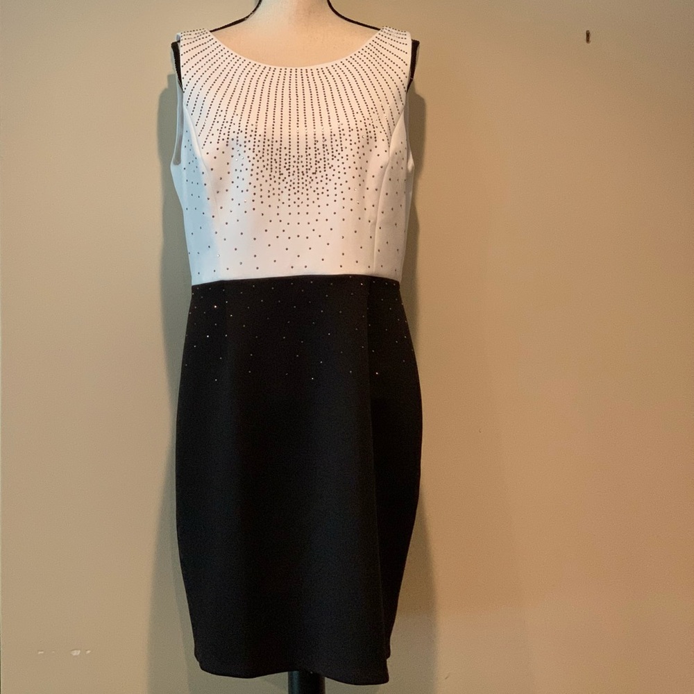CKJBWD Calvin Klein Jewels Black and White Dress